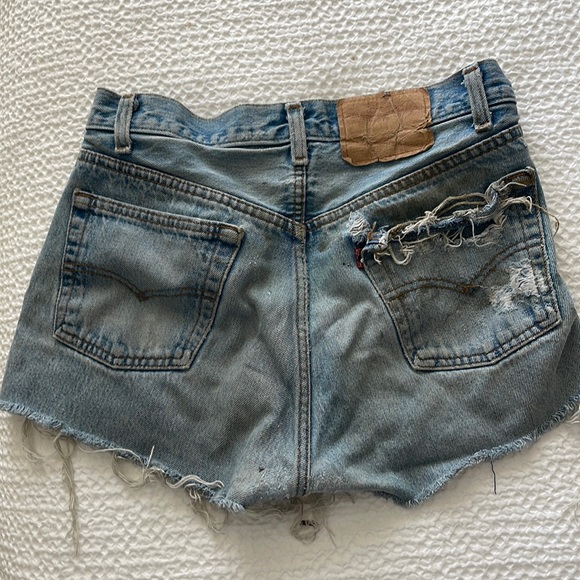 Distressed Vintage Levi Shorts - Picture 1 of 2